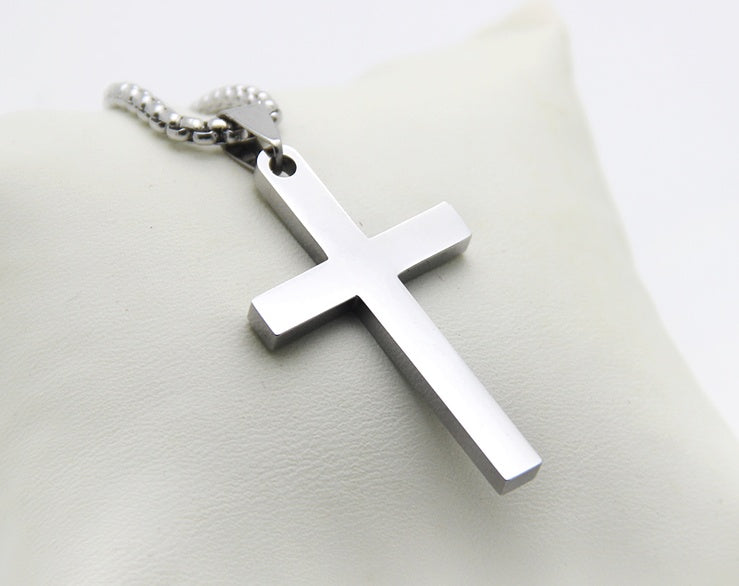 Simple cross necklace