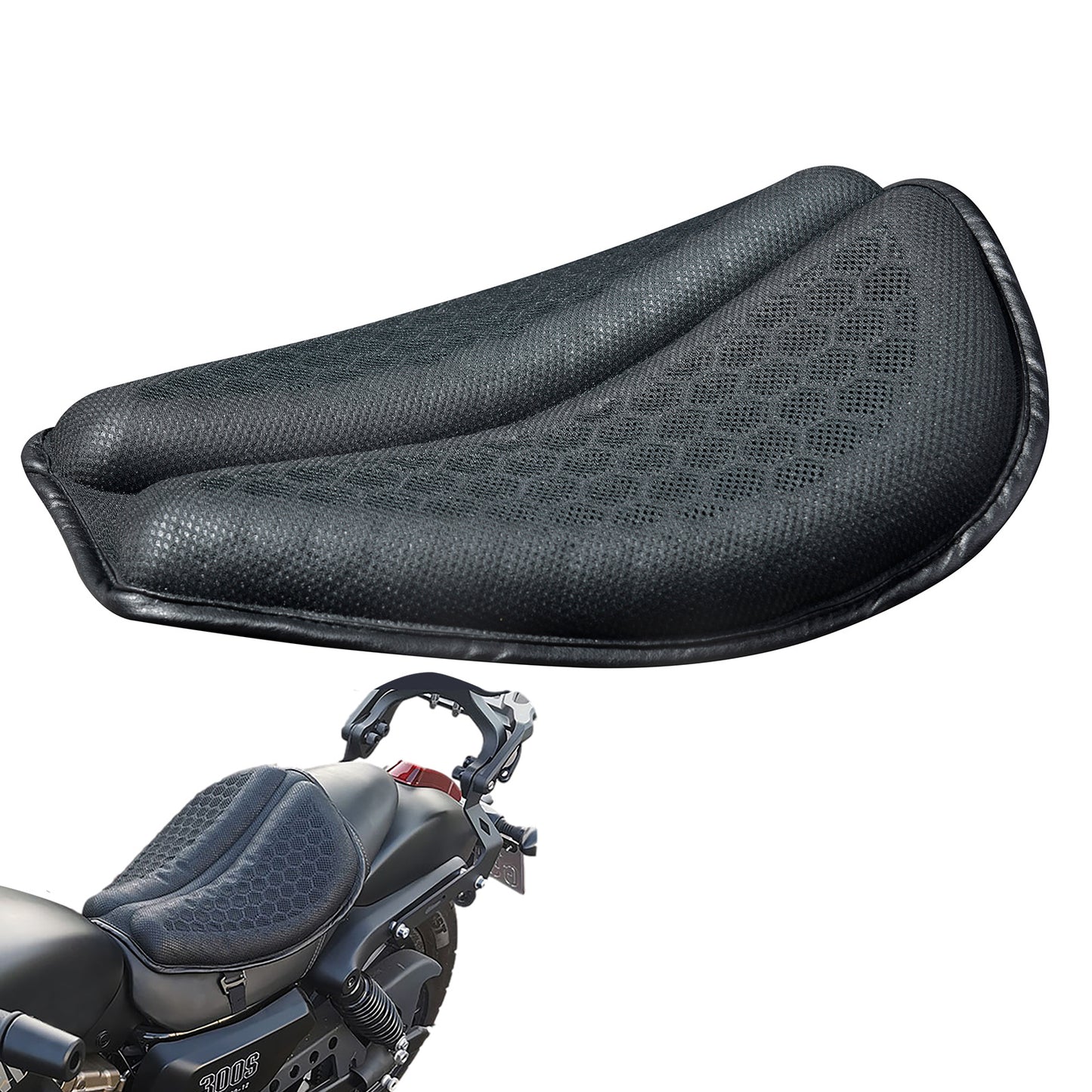 Motorcycle Cushion Shock Absorption Thickened, Sun Proof And Breathable